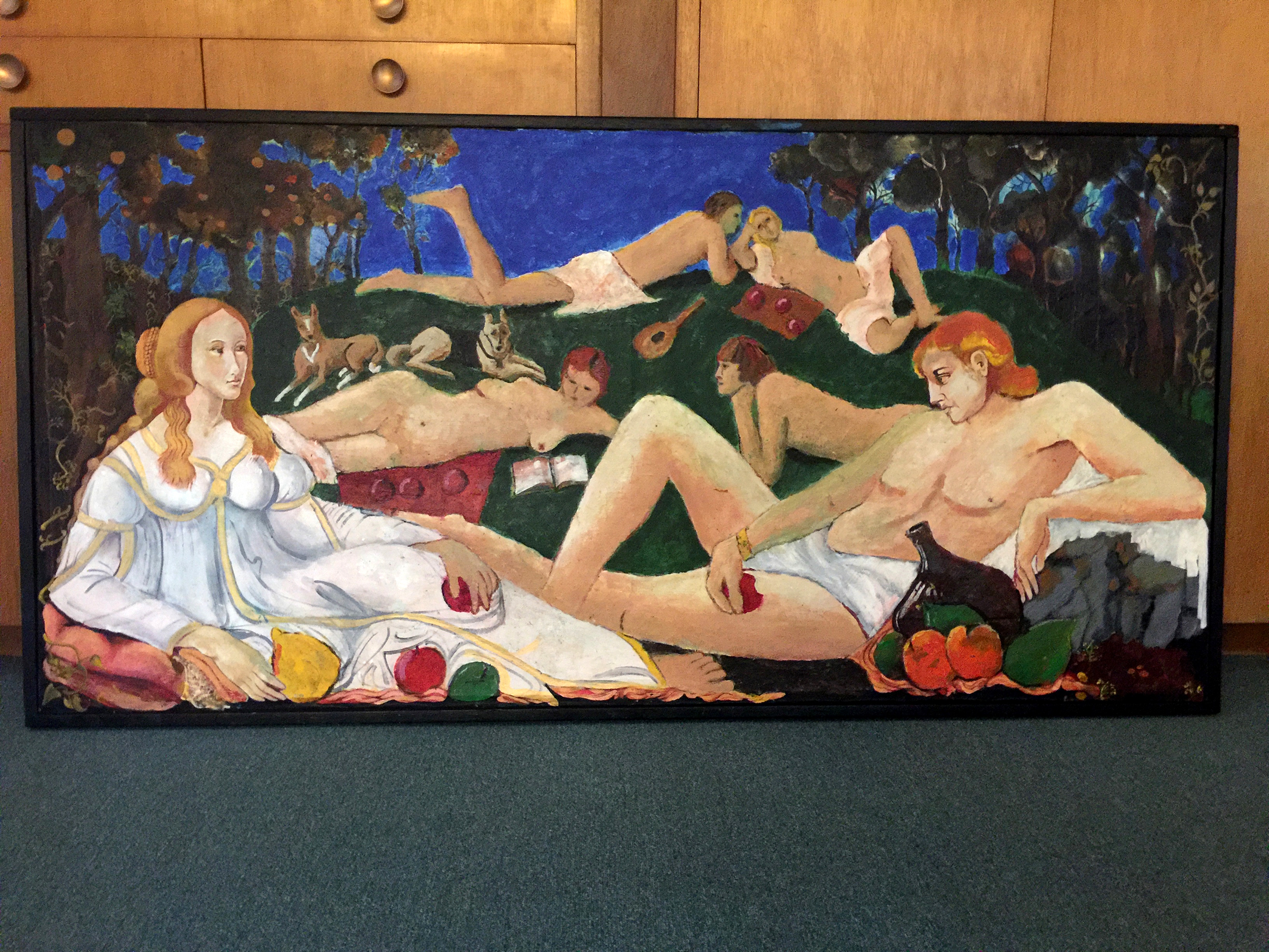 mural 2. 7’ x 3’.