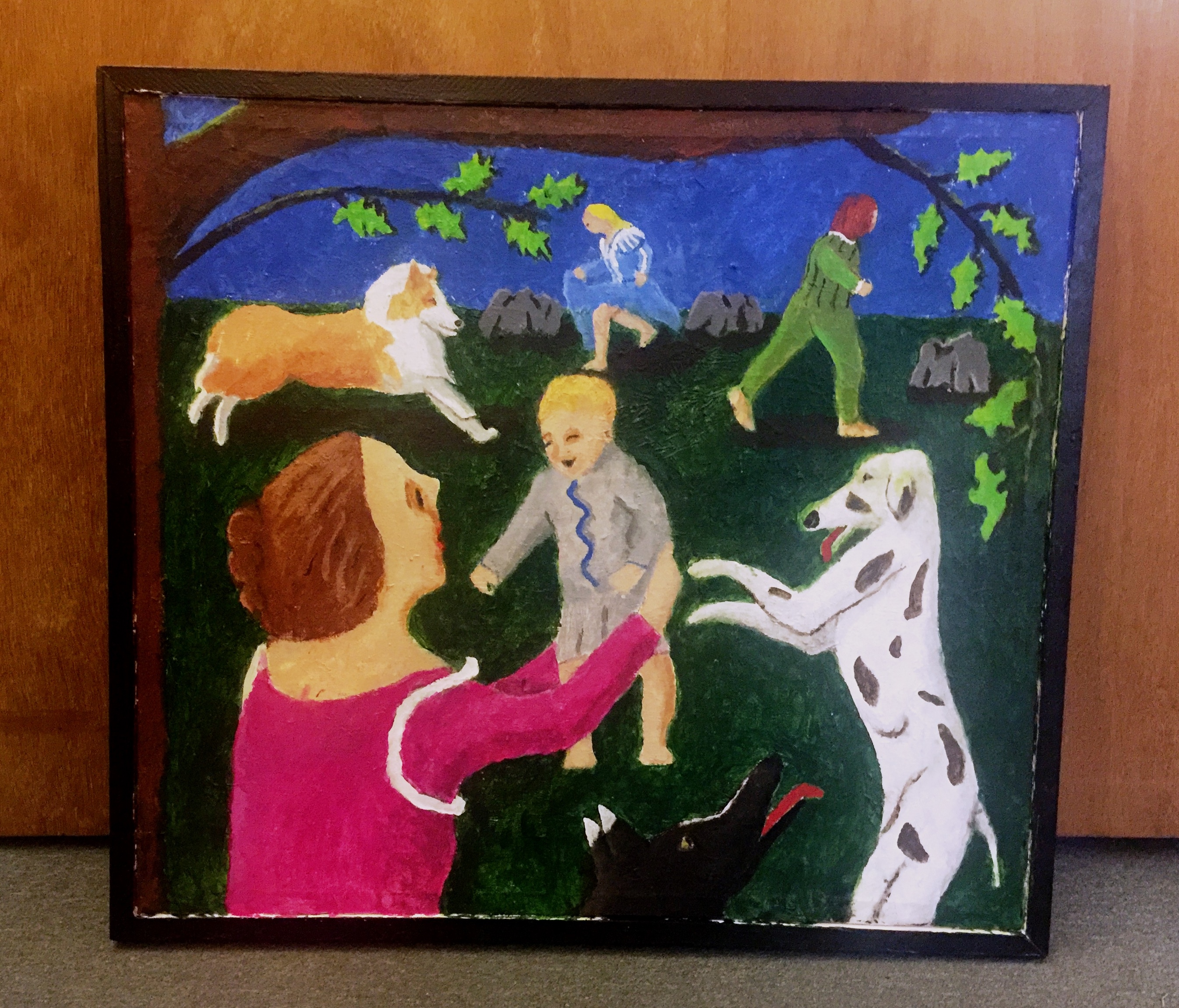 mural 4. 3’ x 3’.